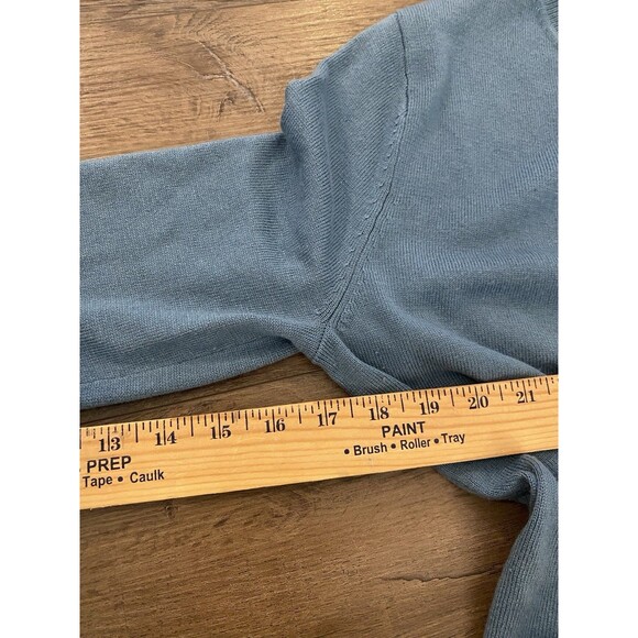 Pendleton Cashmere V-Neck Light Blue Pullover Knit Sweater Women’s Medium - Picture 7 of 7